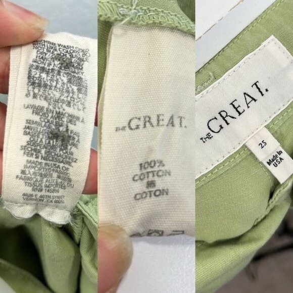 The Great. Voyager Pant in Washed Sweetgrass size 25 - Picture 8 of 8